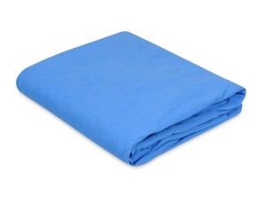 Prześcieradło jersey 50x70 cm grube z gumką szafirowe