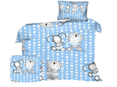 pościel z bawełny w rozmiarze 140x200 cm dla dziecka