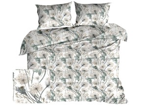 Pościel 160x200 cm satyna bawełniana z dmuchawcami