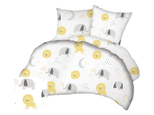 pościel do łóżeczka w rozmiarze 160x200 cm