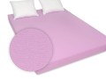 polskie fioletowe prześcieradło z gumką 180x200 cm