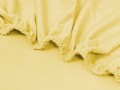 porządne prześcieradło żółte w rozmiarze 70/140 z gumką jersey