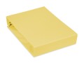 prześcieradło jersey żółte w rozmiarze 70x140 cm