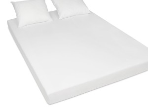 Prześcieradło jersey 200x220 cm bardzo grube z gumką białe