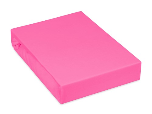 prześcieradło jersey gramatura 180g/m2 różowe rozmiar 80x200 cm