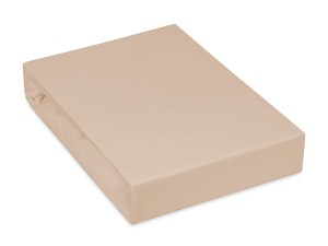 Prześcieradło jersey 80x200 cm bardzo grube z gumką jasny beż
