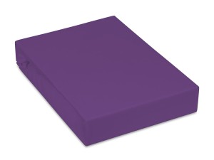 Prześcieradło jersey 100x200 cm bardzo grube z gumką śliwkowe