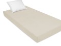 prześcieradło frotte gramatura 200 z gumką kolor ecru rozmiar 100/200 cm