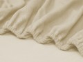 prześcieradło w rozmiarze 100/200 cm frotte kolor ecru