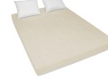 prześcieradło z gumką 200x220 cm w kolorze ecru materiał frotte