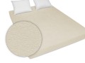 prześcieradło frotowe z gumką na materac rozmiar 200/220 cm kolor ecru