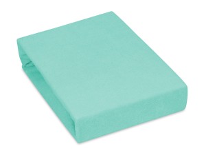 Prześcieradło z gumką 120x200 cm bardzo grube z frotte morskie