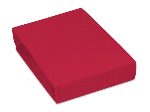 Prześcieradło z gumką 90x200 cm bardzo grube z frotte bordowe