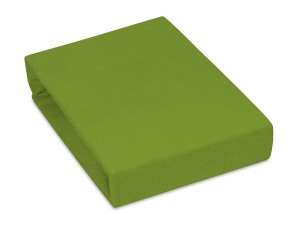Prześcieradło z gumką 80x200 cm bardzo grube z frotte oliwkowe