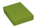 prześcieradło z gumką 160x200 cm w kolorze oliwkowym materiał frotte