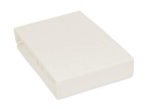 prześcieradło z materiału frotowego 70/200 cm w kolorze ecru