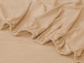prześcieradło frotowe z gumką na materac rozmiar 140/200 cm kolor beżowy