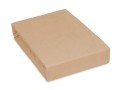 solidne prześcieradło na materac z materiału frotte kolor beżowy 200x220 cm