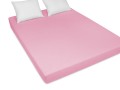 porządne prześcieradło modny różowy kolor w gumką rozmiar 160/200
