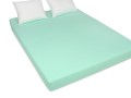 prześcieradło z gumką 140x200 cm w kolorze miętowym materiał frotte