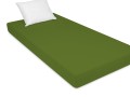 polskie prześcieradło z gumką frotta kolor oliwkowy rozmiar 70x160 cm