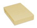 prześcieradło frotte gramatura 180 z gumką kolor żółym rozmiar 120x200 cm