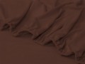 prześcieradło z gumką 38x80 cm w kolorze brązowym materiał frotte