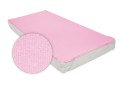 wodoodporne prześcieradło z gumką dla dziecka różowy wymiar 140x200 cm