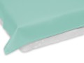 prześcieradło bawełniane 160x200 cm bez gumki kolor miętowy