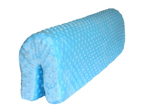 ochraniacz piankowy na poręcz do łóżka kolor jasnoniebieski